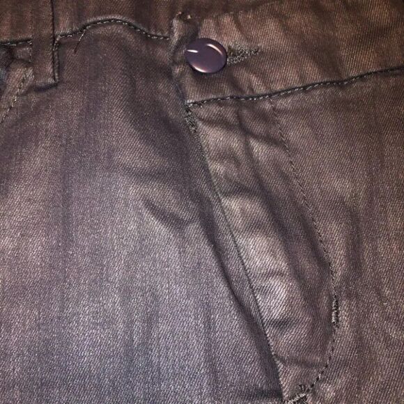 Joe's Jeans Twisted Seam Dark Denim Mini Skirt 27 - Picture 6 of 9